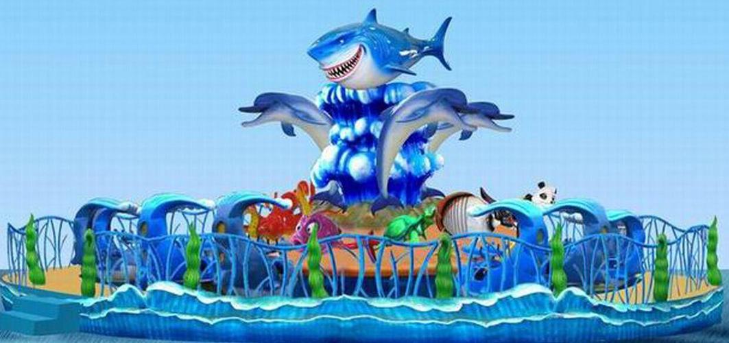 鲨鱼岛项目是中山金博游艺自主研发的一款深受广大游客喜欢的游乐设备